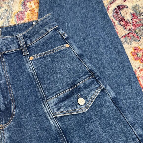 PAIGE Alexis Cargo Barrel Leg Jeans - Picture 5 of 6